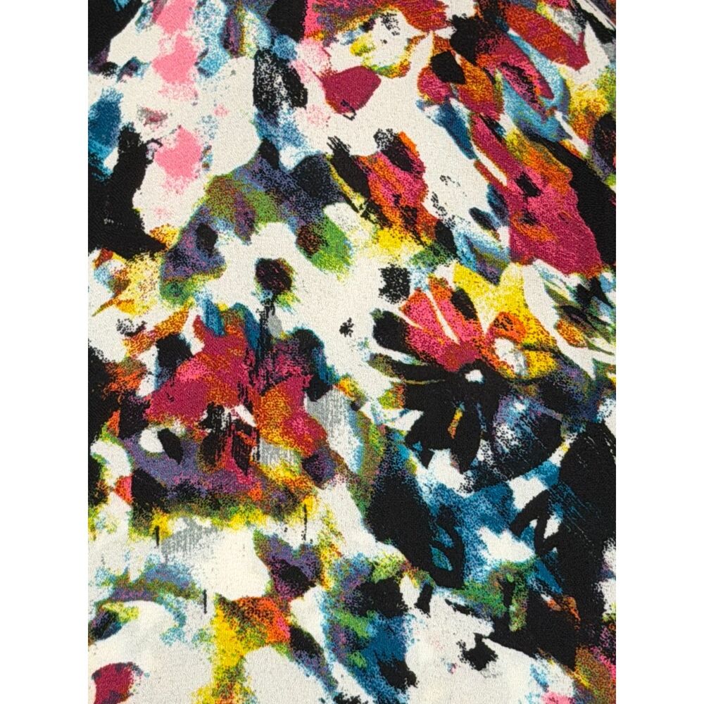 Colorful Abstract Floral Tunic - Picture 4 of 11